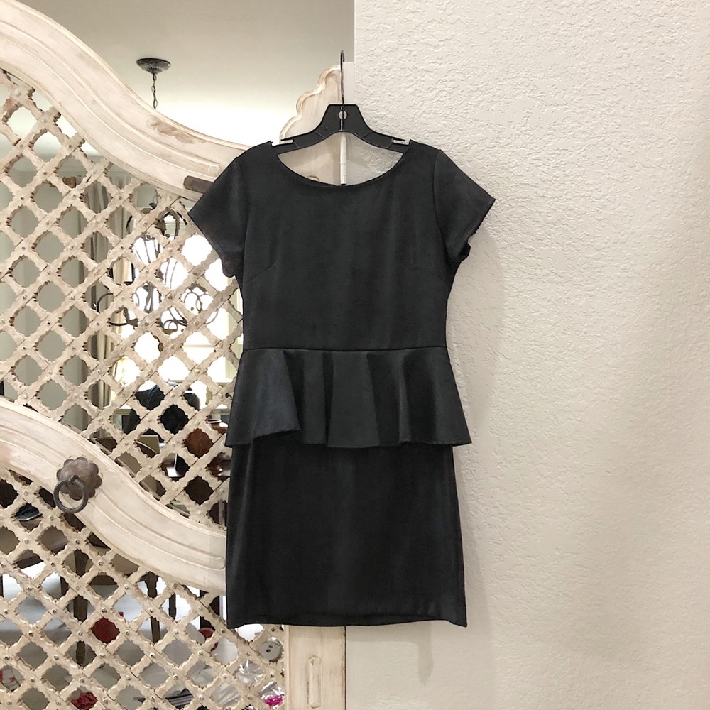 Black mini dress